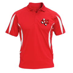 KARE MEN'S RED & WHITE POLO