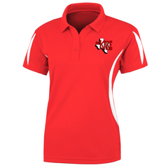 KARE LADIES RED & WHITE POLO